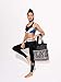 Victoria's Secret Pink Nation Black Mesh Grey Marl Logo Tote