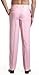 CONCITOR Men's Dress Pants Trousers Flat Front Slacks Solid PINK Color