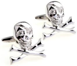 Skull Cuff links Gift Boxed(wedding cufflinks,jewelry for men,gift for groom)