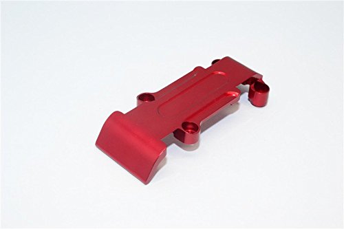 Traxxas 1/16 Mini E-Revo, Mini Slash Upgrade Parts Aluminum Rear Skid Plate - 1Pc Red