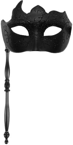 Amazon.com: IDOXE Zorro Black Masquerade Masks Cool Men Fighter