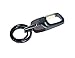 Mehr® Classic Attachable Key Chain - Simple, Elegant, Durable Multi-Ring Key Holder - Smart Keychain (Matte Black)