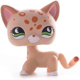 Yvonnezhang LPS Pet Shop Cute Short Hair Cat Toys Great Dane Collie Dogs PVC Action Stand Figure Toys Cosplay Dolls Model Toy Gifts For Kids,30