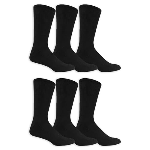 Dr. Scholl's Work mens Diabetes & Circulator Socks - 4 & 6 Pair Packs - Non-binding Moisture Management