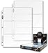 BCW Pro 3-Pocket Currency Pages | Pocket Size 3-5/8