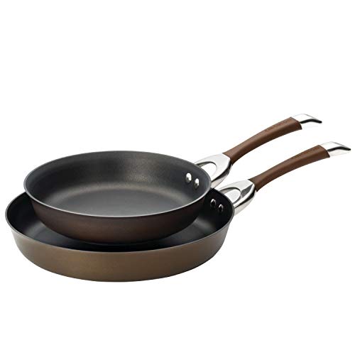 Circulon Symmetry Chocolate Hard Anodized Nonstick 10-Inch and 12-Inch Skillet Twin Pack