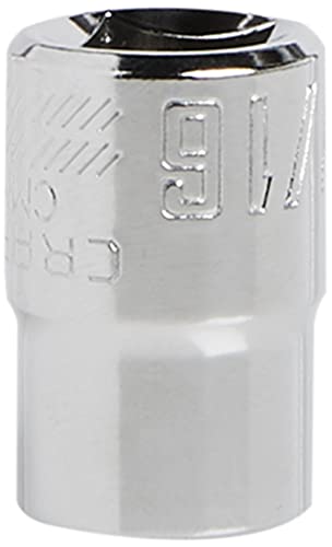 CRAFTSMAN Soquete raso, SAE, chave de 9,5 mm, 11 mm, 6 pontos (CMMT43002)