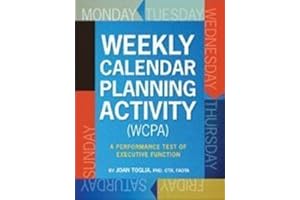 Weekly Calendar Planning Activity