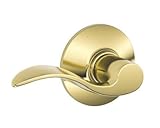 Schlage Lock Company F51AACC716ADD F51A Accent 716 ADD Addison Deco Rose Entry Door Lock Aged Bronze