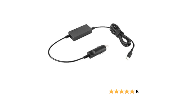 Amazon Com Lenovo 40ak0065ww 65w Usb C Dc Travel Adapter Car Power Adapter Dc 12 24 V 65 Watt For Tablet 10 Thinkpad 11 85 L380 Yoga X1 Carbon X Electronics
