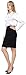 Marycrafts Women's Work Office Business Pencil Skirt