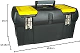STANLEY Toolbox Storage 19 inch with Heavy Duty Metal Hinge 2 Lid Organisers view 10
