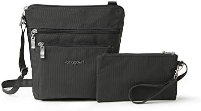 Baggallini Pocket Crossbody Bag With RFID-Protected Wristlet 1 Baggallini Pocket Crossbody Bag With RFID-Protected Wristlet