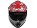 TMS Youth Kids Red Flame ATV Motocross Dirt Bike Off-Road MX Gear Helmet DOT (Small)