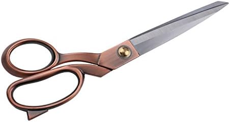 Tailor Scissors Professional 10.5" Gold Stainless Steel Dresssmaking Sewing Scissors for Clothes Fabric,Crafting (Copper-colored)