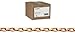 Campbell 0880844 Low Carbon Steel Sash Chain with Fixtures, Copper Glo, #8 Trade, 0.04