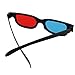 uxcell Red-Blue 3D Glasses 3D Visoin Glass Plastic for Red and Blue Format Movie/Picture Anaglyph Photosthumb 2
