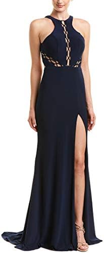 Faviana Women's Lace-Up Illusion on Jersey 7909