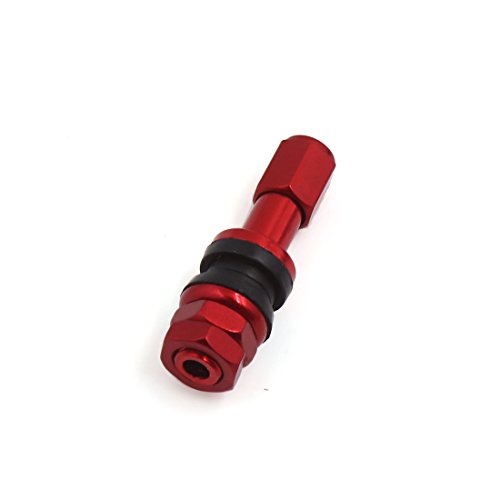 Click Here to See More Images uxcell 45mm Length Straight Anti-leakage Tubeless Tire Valve Stem Cap Adapter Red