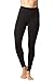 90 Degree By Reflex - High Waist Cotton Power Flex Leggings - Tummy Control - Black 2 Pack - Large