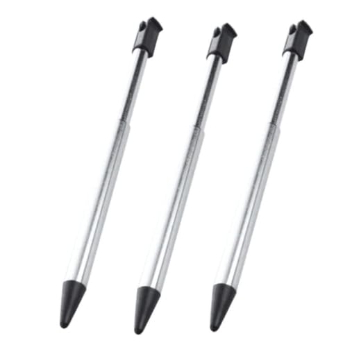 HORNO Retractable Replacement Stylus Touch Pen for Nintendo 3DS，Pack of 3