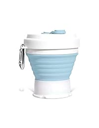 ViLoSa Taza de viaje plegable de silicona, para ca