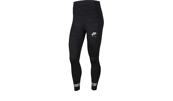 Nike Air Women's 7/8 Running Tights CU3351-010 Black/Reflex Silver:  Amazon.es: Ropa