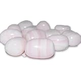 Nature's Enlightenment Mangano Calcite Tumbled Crystal -1 pc -Altar, Reiki Therapy,Grid, Protection, Wicca,Pagan,Healing