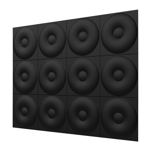 TroyStudio Acoustic Sound Diffuser Panels, 19.7 X
