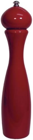 Fletchers' Mill Marsala Collection Pepper Mill, Cinnabar - 12 Inch, Adjustable Coarseness Fine to Coarse, MADE IN U.S.A.