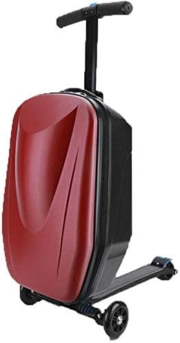 DLYGH Luggage Sets 20'' Scooter Travel Carry Luggage, Skateboard Storage Wheels Cases, Business Trolley Bags, Portable Kick-Board Suitcase for School/Airport,2