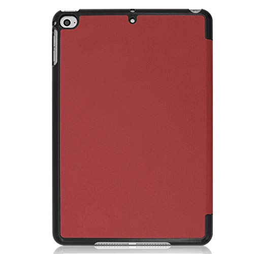 MatureGirl Ultra-Thin Smart Cover Stand Case Magnetic for Ipad mini5 Slim Leather Sheath (for Ipad mini5 Wine) - Thumbnail 6