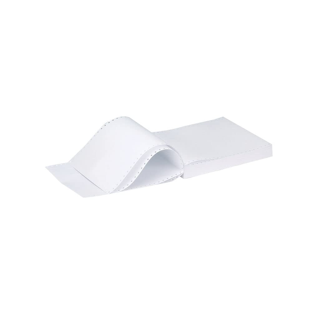 Q-Connect 11 Inches X241mm 3-Part NCR Plain Listing Paper (Pack of 700)