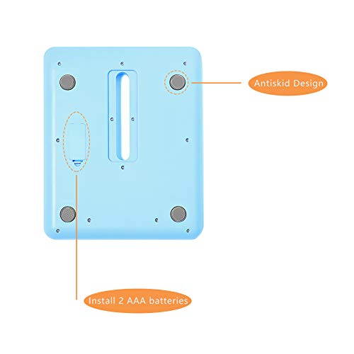 Hochoice Baby Scale Digital Pet Scale Multi-Function High Precision Electronic Scale, Infant Scale with Hold Function, 220 Pounds (lbs) Capacity, Accurate to 10g,Height Measurement Range 46-60cm-Blue - Thumbnail 4