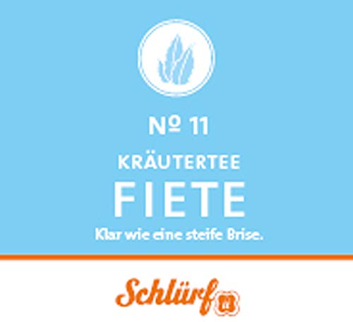 Schlürf Kräutertee "Fiete" No. 11, Tüüten Bio-Kräutertee mit Wasserminze, 25 Pyramidenteebeutel zum Wiederbefüllen, 42,5g (25 x 1,7g) – Bild 4