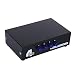 Iseebiz Audio Video RCA Switch, 4 in 1 Out 4-Way AV Switch, Composite Video L/R Audio Selector, Metal Housing RCA Switcher for STB DVD DVR Analog TV Game Consoles Projector Home Speaker in Education