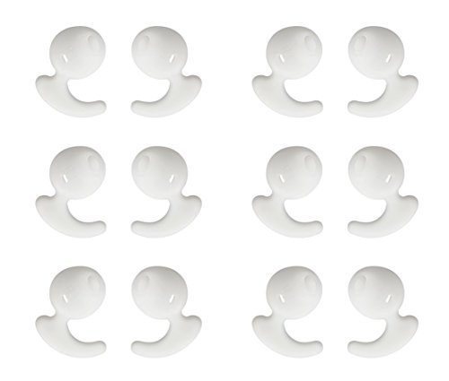 image for Zotech 6 Pair Anti-Slip Silicone Replacement Ear Tips for Galaxy S7edg