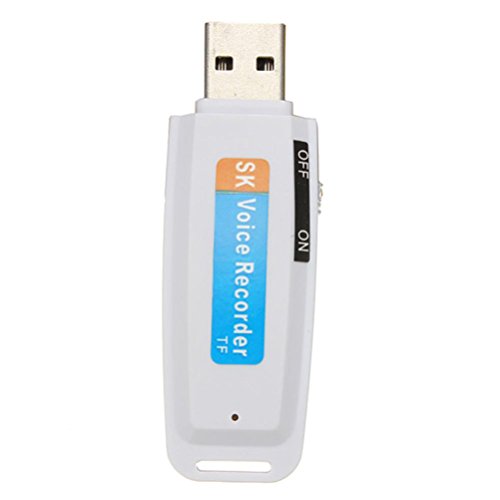 Click Here to See More Images Clearance ! ღ Ninasill ღ Exclusive Mini USB Digital Pen Audio Voice Recorder Dictaphone 8GB Flash Drive U-Disk (White)