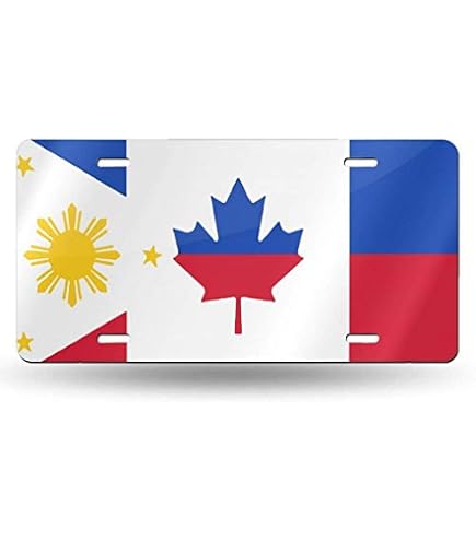 Philippines Star Tribal License Plate Frames - Stainless Steel 12x6 Inch Holders