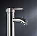 Greenspring Vessel Sink Faucet Brushed Nickel Single Hole Single Handle Aerator Modern Lavatory Tall Body Vanity Bowl Bathroom Faucets Supply Line