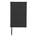 Samsill Vintage Hardcover Notebook, 200 Lined Notebook Pages, Black, 5.25 x 8.25 Inch