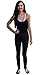 Ayurvastram Women's Cotton Spandex Stretchable Jersey Extra Long Leggings; Black;Medium