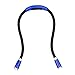 Rechargeable LED Book Light, Bendable Night Reading Light Lamp with 4 Adjustable Brightness Control, Hands Free, for Bed Reading or Read in Car (Blue)