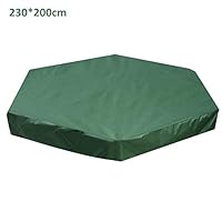 Activane Sandbox Cover Green Sandpit Cover with Drawstring Heavy Duty Table Cover Waterproof Dustproof Pool Cover for Outdoor Garden 3 Sizes