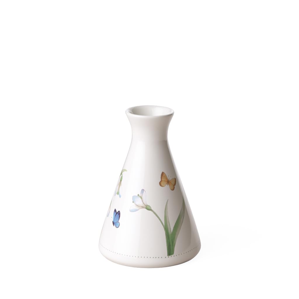 Villeroy & Boch Colourful Spring Vase, 12x13 cm, Porcelain, White/Coloured