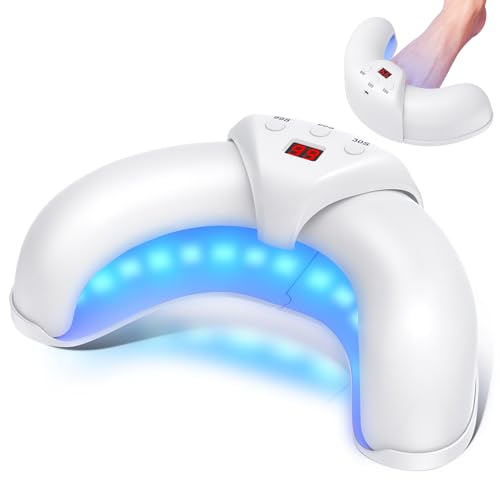 Suuprone Nail Fungus Laser Device, Anti-Fungal Nail Treatment for Toenails/Fingernails Extra Strong, Enhanced Antifungal Laser with 905nm Infrared Light + 470nm Blue Light-White