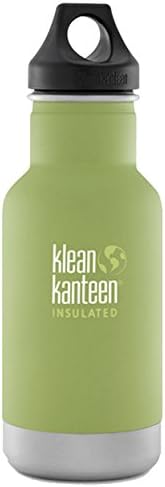 Klean Kanteen Vacuum Insulated Stainless Steel Bottle With Loop Cap (Bamboo Leaf, 20 oz)