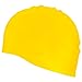 UKEE Silicone Swimming Cap 3D Silicone Design, Odorless, Non-Toxic, Silicone Elastic and Durable Swimming Cap for Adults and Men and Adults - Keep Hair Clean and Dry（Yellow）