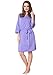 Godsen Women's Comfort Cotton Bathrobe Short Robes Sleepwear