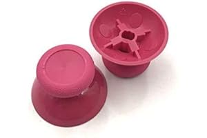 UCKY DO 2PCS 3D Analog Joystick Cap Thumb Stick Cap Thumbstick Replacement for Xbox One Slim Xbox One Xbox One Elite Controller (Pink)